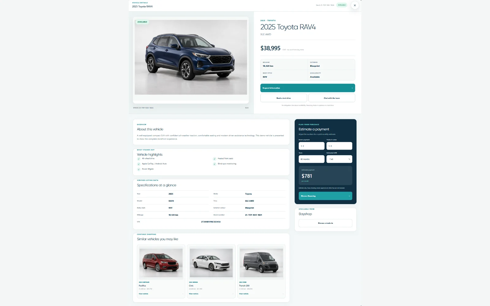 Vehicle Details