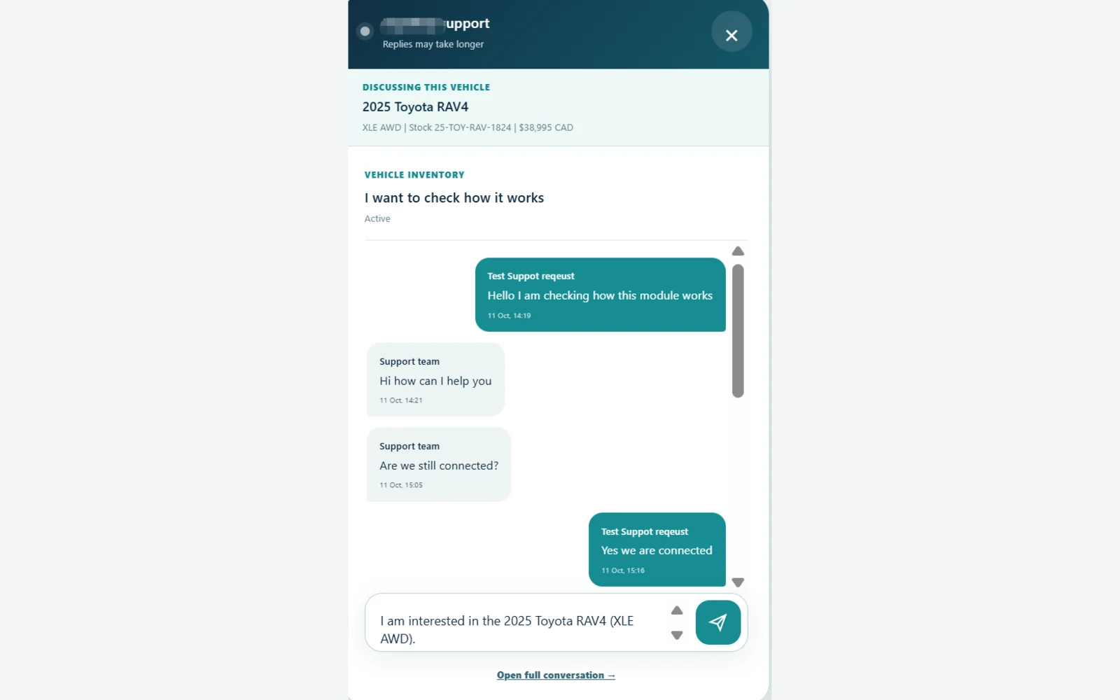 Chat With Live Sells Team